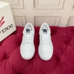 Dolce & Gabbana Calfskin New Roma Sneakers In White