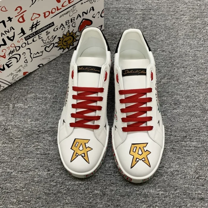 Dolce & Gabbana Calfskin Portofino Sneakers