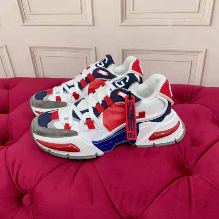 Dolce & Gabbana Mixed-material Airmaster Sneakers Red