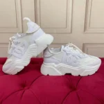 Dolce & Gabbana Mixed-materials Daymaster Sneakers In White