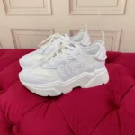 Dolce & Gabbana Mixed-materials Daymaster Sneakers In White