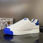 Dolce & Gabbana Portofino Sneakers With Rubber Toe Blue