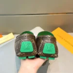 Louis Vuitton LV Driver Moccasin Green