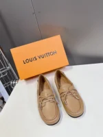Louis Vuitton Soho Flat Boat Shoe Brown
