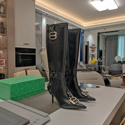 Balenciaga Women's Essex 110mm Boot in Black