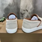 Burberry Beige Slip-on Sneakers