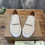 Burberry Beige Slip-on Sneakers