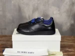 Burberry Black Leather Terrace Sneakers