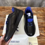 Burberry Black Leather Terrace Sneakers