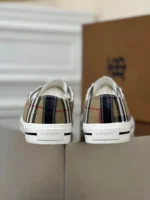 Burberry Vintage Check Cotton Beige Sneakers