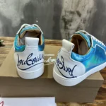 Christian Louboutin Fun Louis Junior Spikes Blue Sneaker