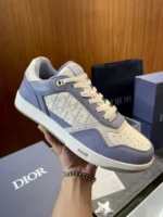 Dior B27 Low Top Sneaker Blue And White