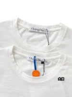 Dior T-Shirt White and Navy Blue Cotton Jersey Rmwdrts7