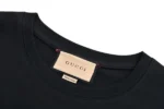 Gucci Cotton jersey printed T-shirt Black Rmggts5