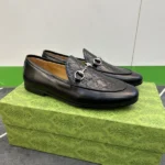 Gucci Men's Loafer With Horsebit Black