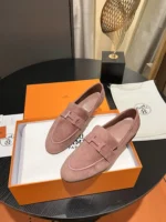 Hermes Paris Loafer Light Pink