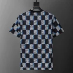 Louis Vuitton Damier Short-Sleeved Cotton T-Shirt Rmlvts44