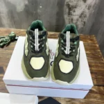 Moncler Lite Runner Sneakers In Navy