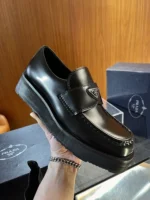Prada Brushed Leather Loafers P09