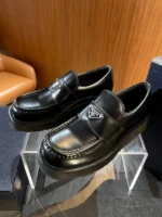 Prada Brushed Leather Loafers P09