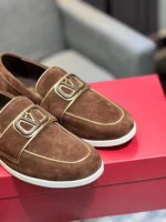Valentino Garavani Loafers Shoes Brown