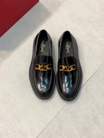 Valentino Loafer for Men Black Leather
