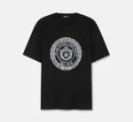 Versace Chain Crest T-Shirt Black Rmwvsts27