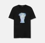Versace Embroidered Medusa Gallery T-Shirt Black Rmwvsts16