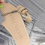 Balenciaga Pool Slide Sandal in Beige