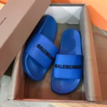 Balenciaga Pool Slide Sandal in Blue