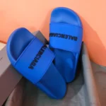 Balenciaga Pool Slide Sandal in Blue