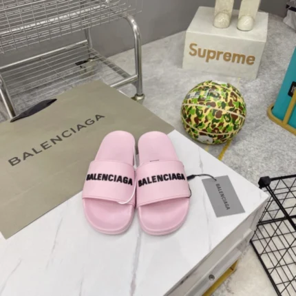 Balenciaga Pool Slide Sandal in Pink