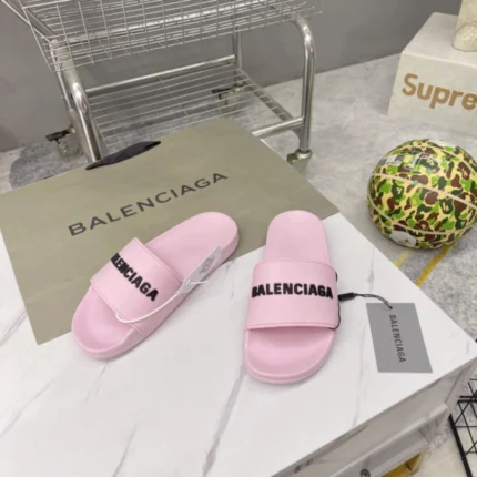 Balenciaga Pool Slide Sandal in Pink