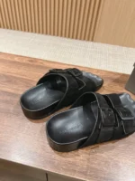 Balenciaga Sunday Sandal in Black