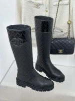 Chanel High Boots in Black