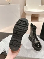 Chanel Lace-up Boots