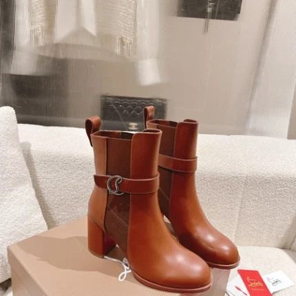 Christian Louboutin CL Chelsea Booty Brown