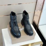 Christian Louboutin Our Flight Flat Derby Boot Black