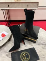 Christian Louboutin Santigag Black Boot