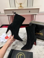 Christian Louboutin Santigag Black Boot