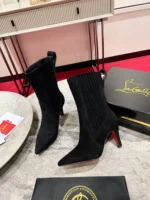 Christian Louboutin Santigag Black Boot