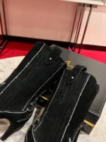 Christian Louboutin Santigag Strass Black Boot