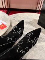 Christian Louboutin Santigag Strass Black Boot