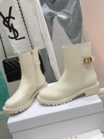 Dior 30 Montaigne ankle boot White