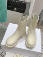 Dior 30 Montaigne ankle boot White
