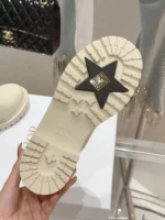 Dior 30 Montaigne ankle boot White