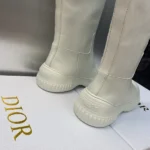 Dior D-Racer Boot White Calfskin