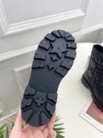 Dior D-Unit Ankle Boot Black Quilted Cannage Calfskin