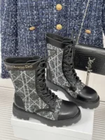 Dior D-Unit Ankle Boot Black