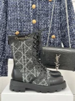 Dior D-Unit Ankle Boot Black